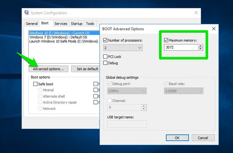 configuration du système