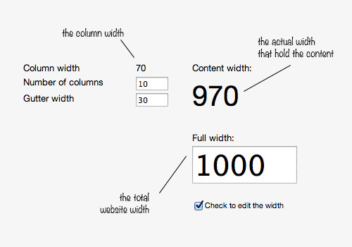 12 column design photoshop 5.1