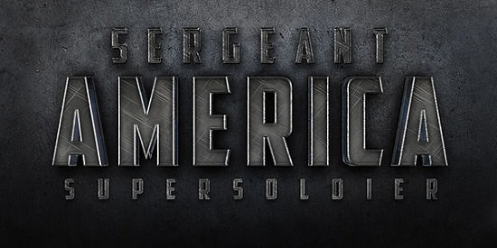 captain america text effect