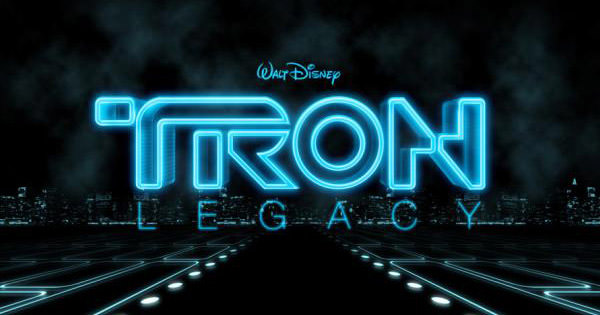 tron legacy text effect