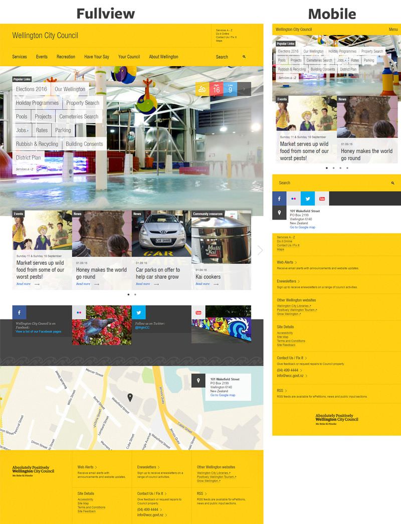 Wellington City Council Home Page