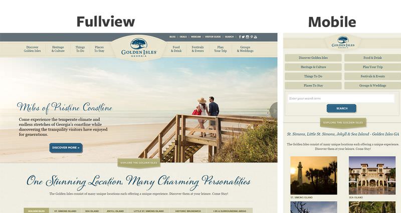 Golden Isles Responsive Layout