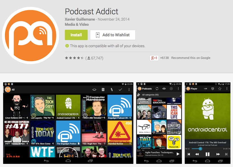 Doggcatcher Podcast Player For Android