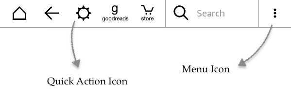 Kindle icons