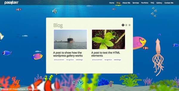 17个高级水平滚动WordPress主题 17个高级水平滚动WordPress主题