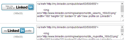 LinkedIn Badges