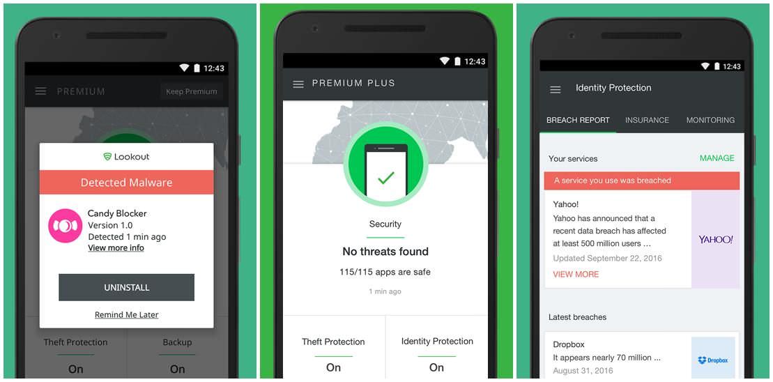 Lookout Security & Antivirus is a mobile security app