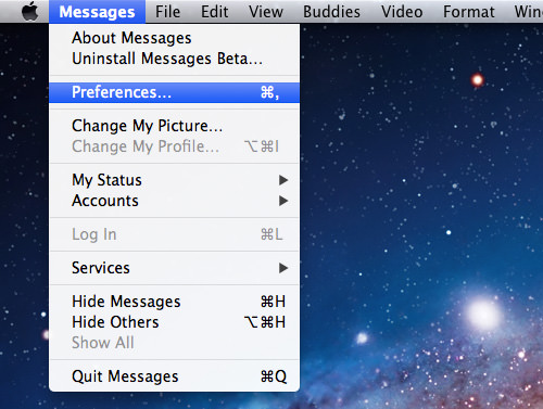 Messages Preferences