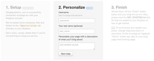 Personalize Scriptogram