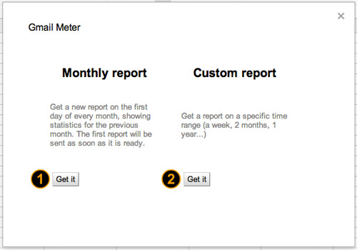 Choosing Report Type