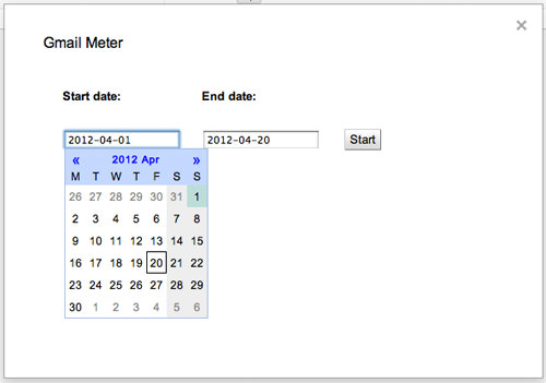 Selecting Date Range for Custom Report