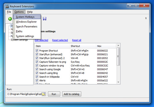 System Hotkeys