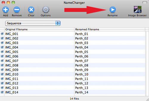 Batch Rename Filenames on Mac with NameChanger - Hongkiat