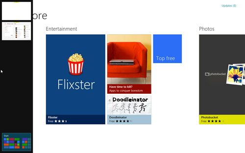 Windows 8 App Switcher