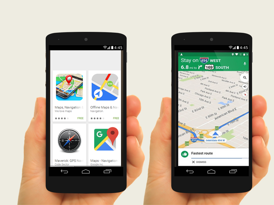 Google Maps from Play Store