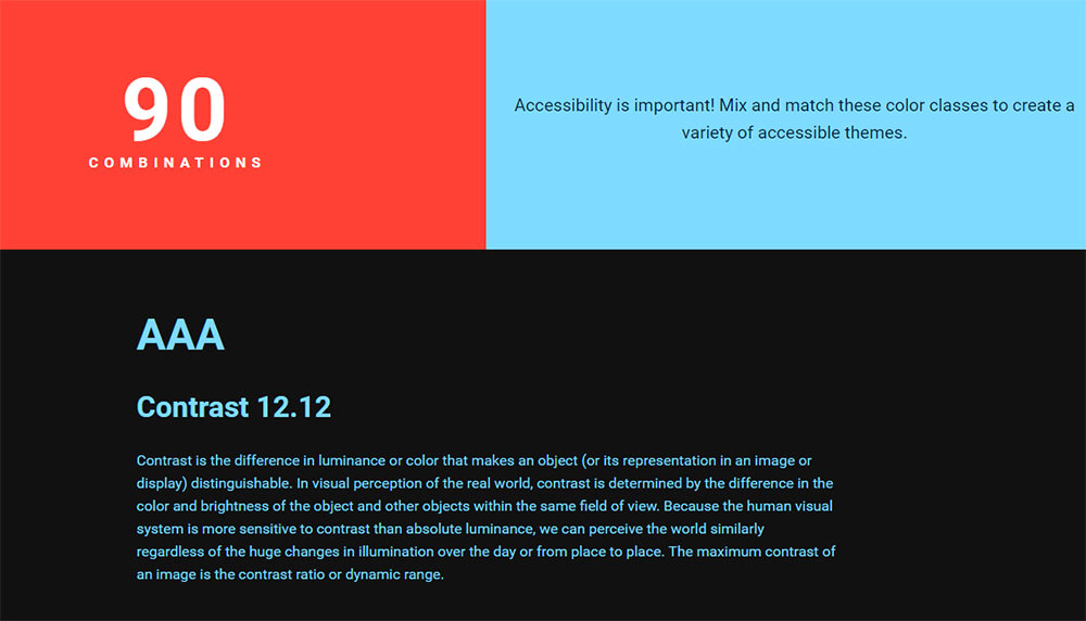 Colors.css accessibility