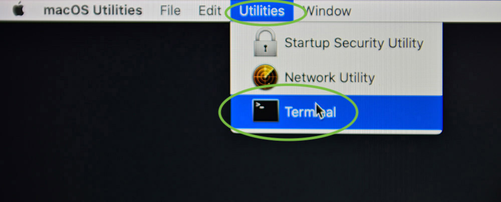 mac change password from terminal