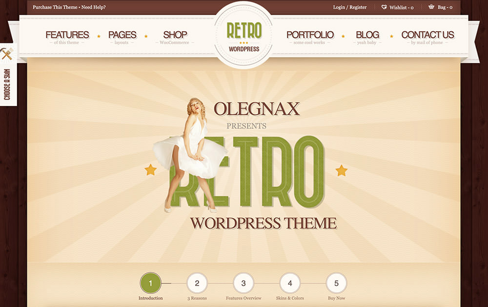 Retro WordPress Theme