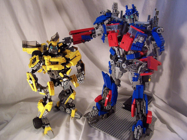 optimus prime and bumblebee