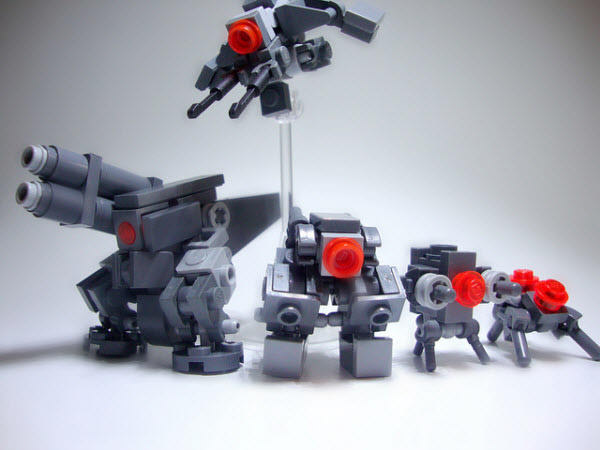 Little 2024 lego robots