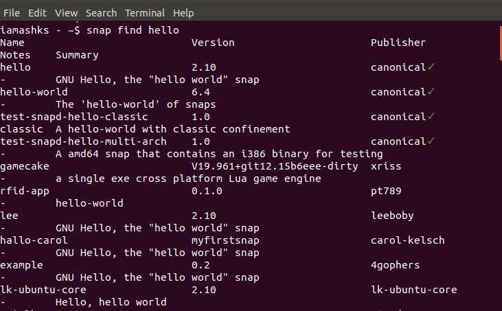 Programming terms. Snapd Linux. Snapd install Ubuntu. How to check Linux Core.