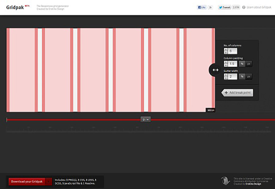 Gridpak Responsive Grid Generator