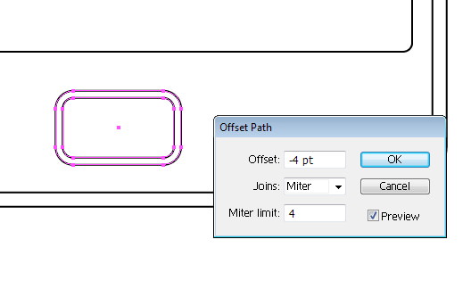 Set offset