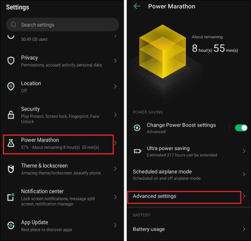 battery optimization