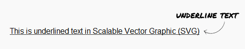 svg text underline