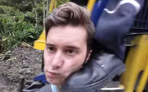 Man kicked by train conductor for risky selfie