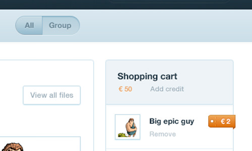 60个购物车UI,助您一臂之力 60个购物车UI,助您一臂之力