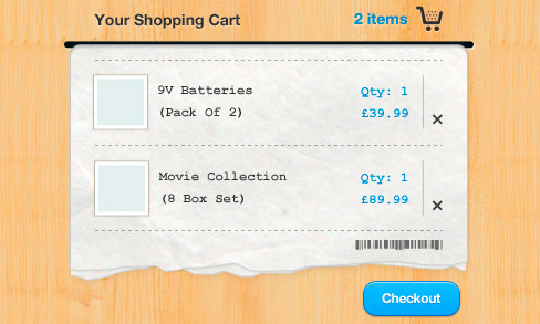 60个购物车UI,助您一臂之力 60个购物车UI,助您一臂之力