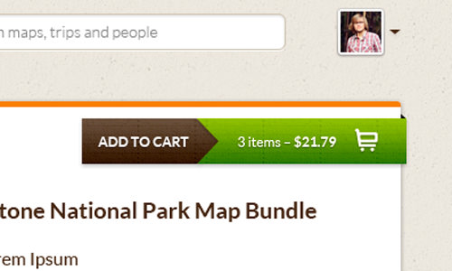 60个购物车UI,助您一臂之力 60个购物车UI,助您一臂之力