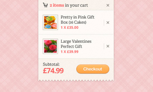 60个购物车UI,助您一臂之力 60个购物车UI,助您一臂之力