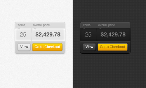 60个购物车UI,助您一臂之力 60个购物车UI,助您一臂之力