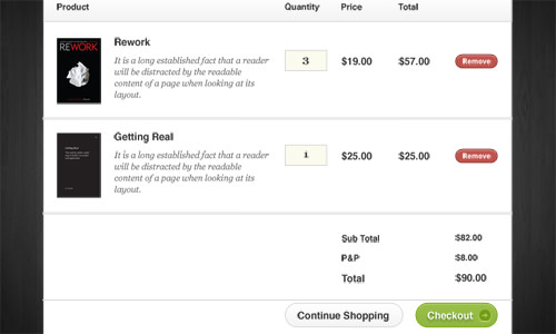 60个购物车UI,助您一臂之力 60个购物车UI,助您一臂之力