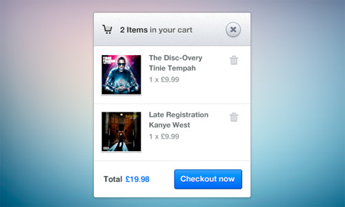 60个购物车UI,助您一臂之力 60个购物车UI,助您一臂之力
