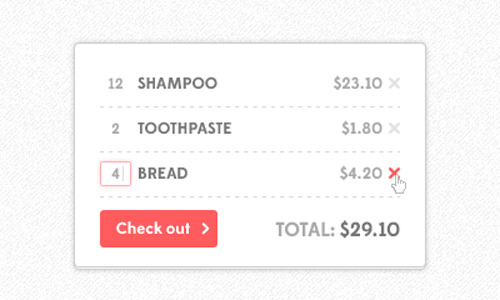 60个购物车UI,助您一臂之力 60个购物车UI,助您一臂之力
