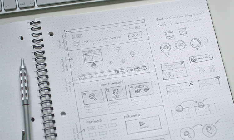 Notebook Sketching Dots Grid