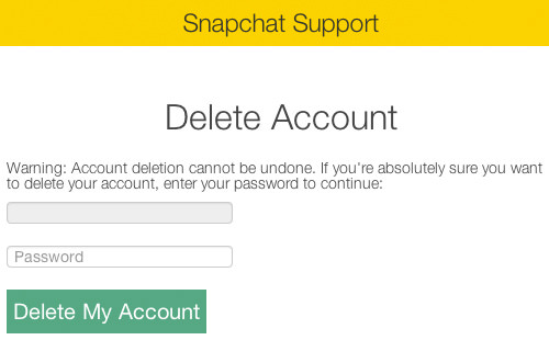 how to deactivate snapchat account