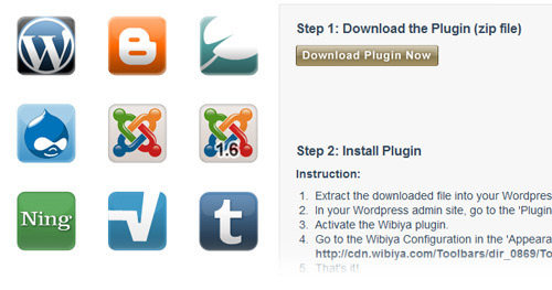 Wibiya WordPress Plugin