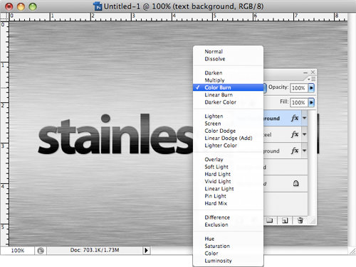 stainless steal photoshop tutorial