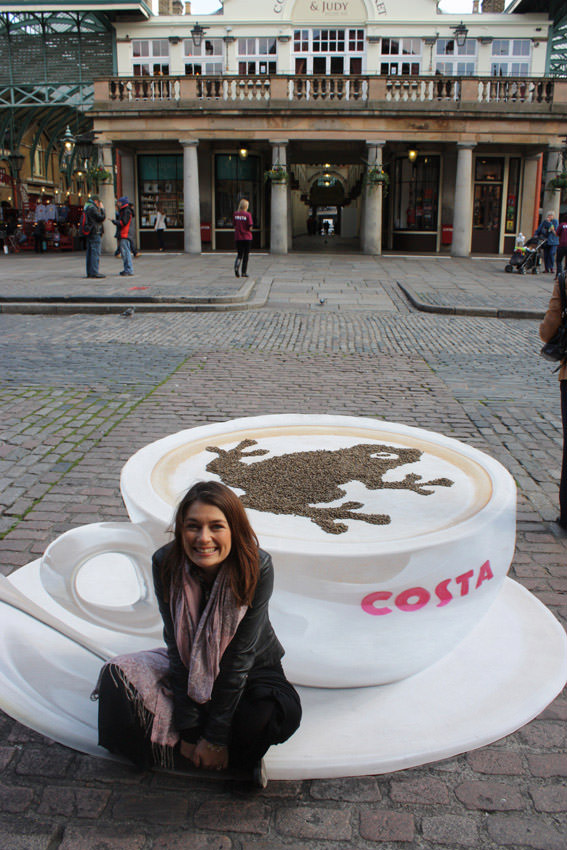 Costa - Covent Garden 3d art