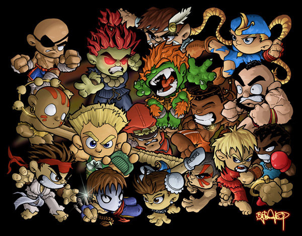 street fighter artwork