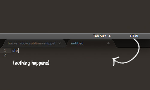 Snippet Scope in Sublime Text