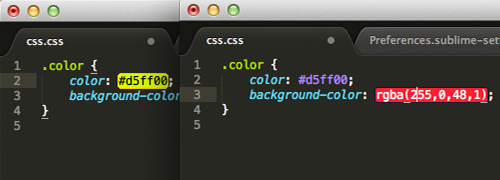 color highlighter sublime text 3 download