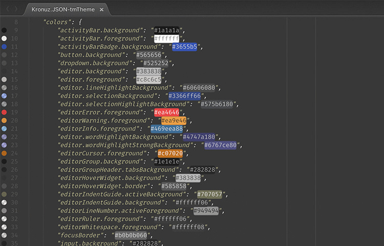 ColorHighlight setting in SublimeText