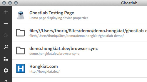 ghostlab browser testing app