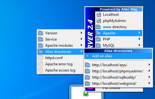 Creating Apache Alias in WAMPServer