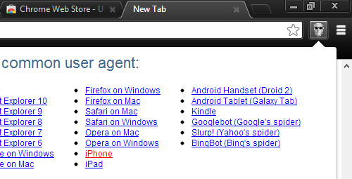 User Agent Switcher